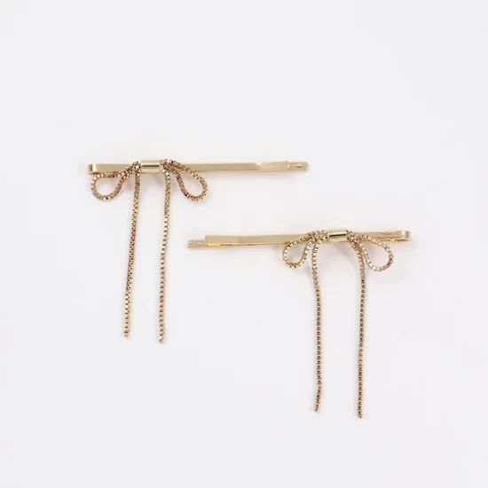 リボンリンクヘアピンセット