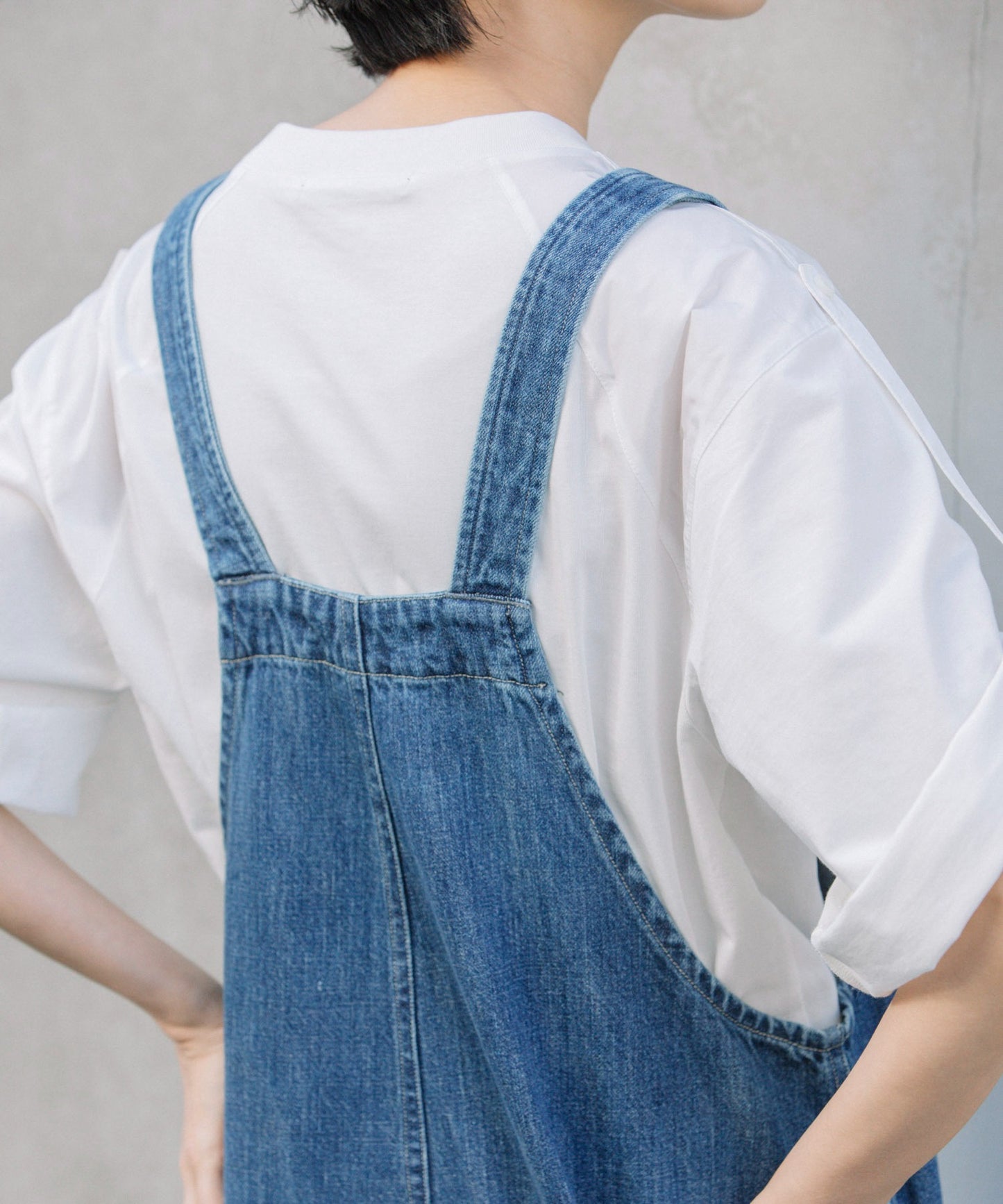 【定番】9.5ozスラブコットンデニムサロペット