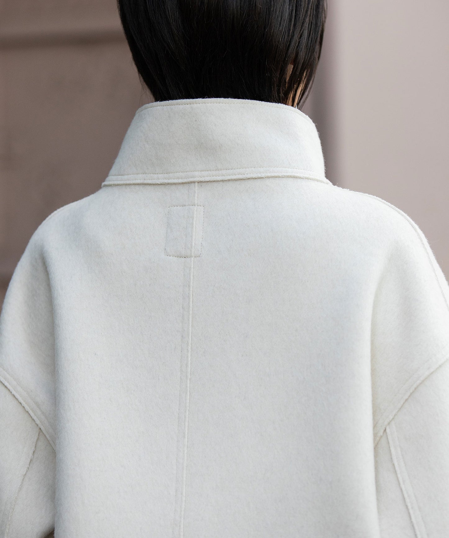 ウールダブルビーバーダッフルジャケット