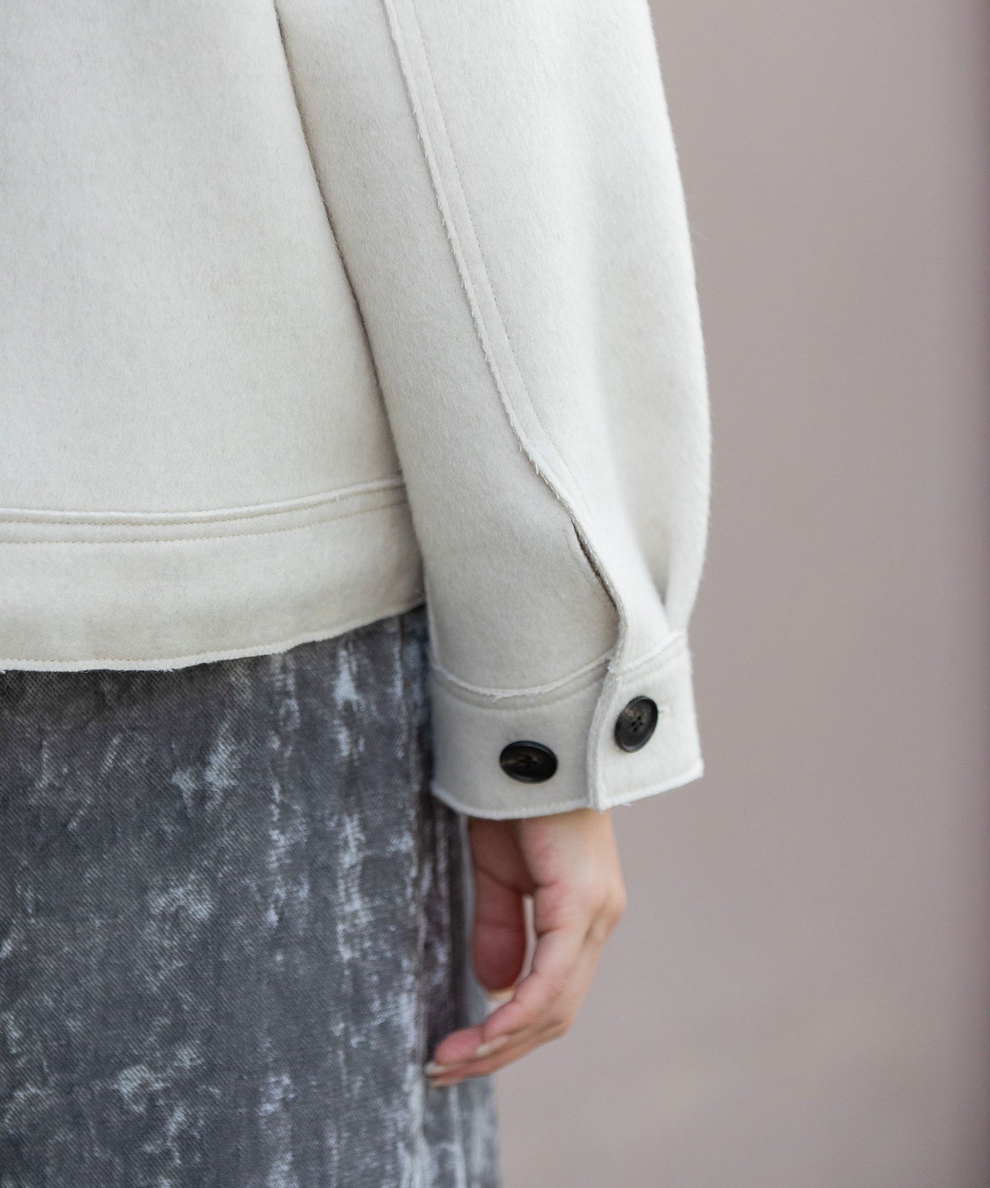 ウールダブルビーバーダッフルジャケット