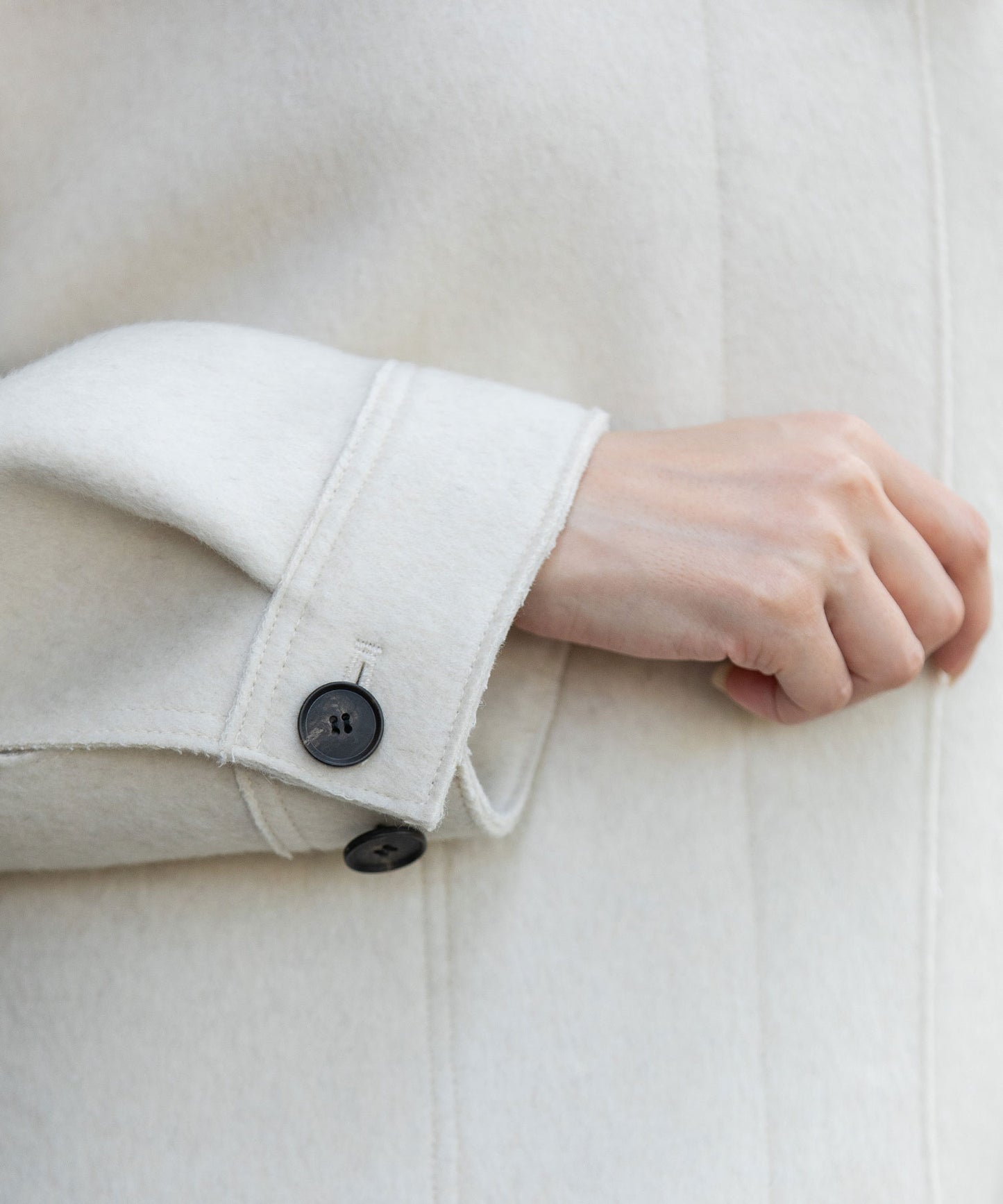 ウールダブルビーバーダッフルジャケット