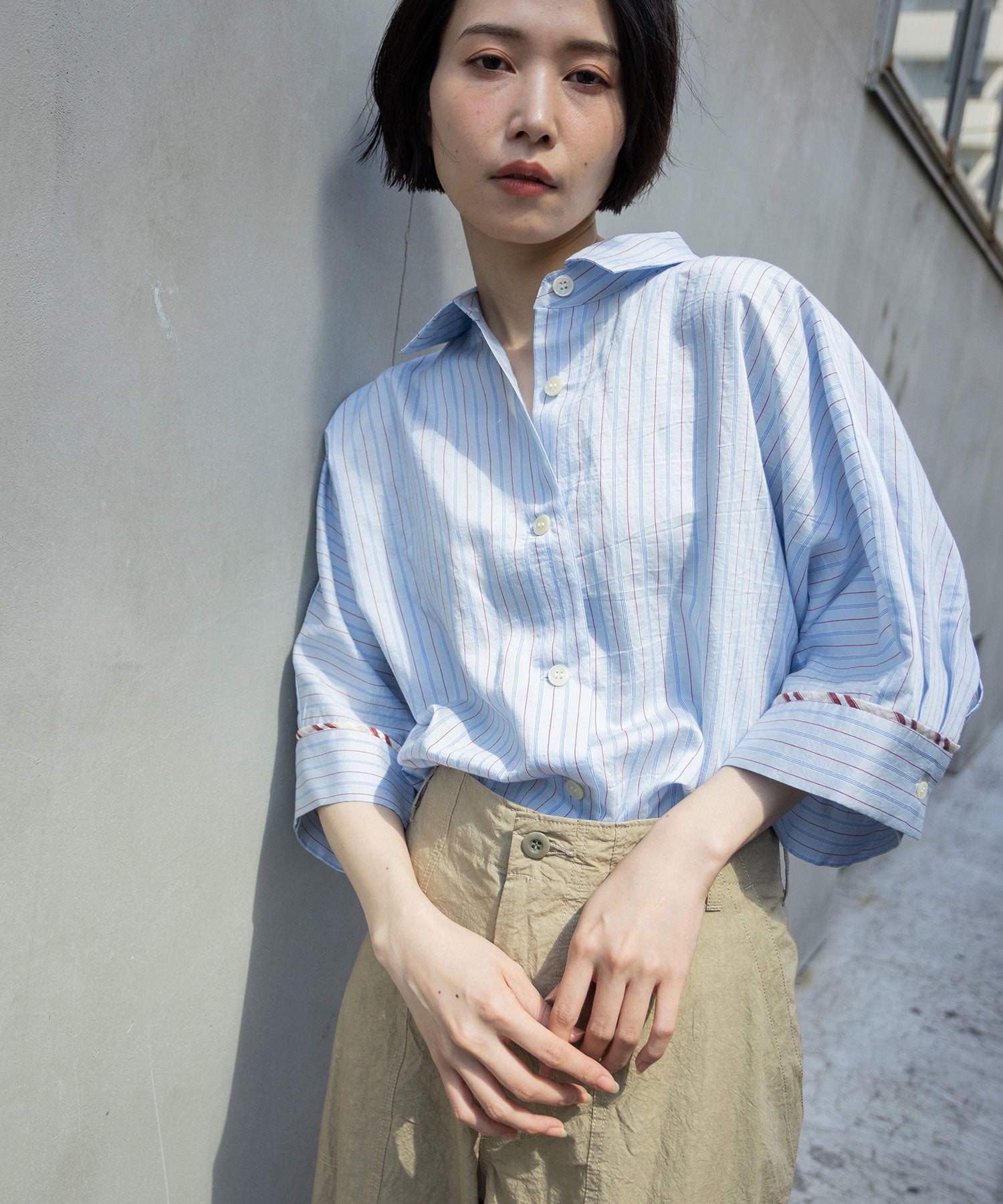 2025新作⭐︎芸能人着用⭐︎新品未使用⭐︎ラルフローレン⭐︎ストライプドリネン シャツ 2025新作⭐︎芸能人着用⭐︎新品未使用⭐︎ラルフローレン