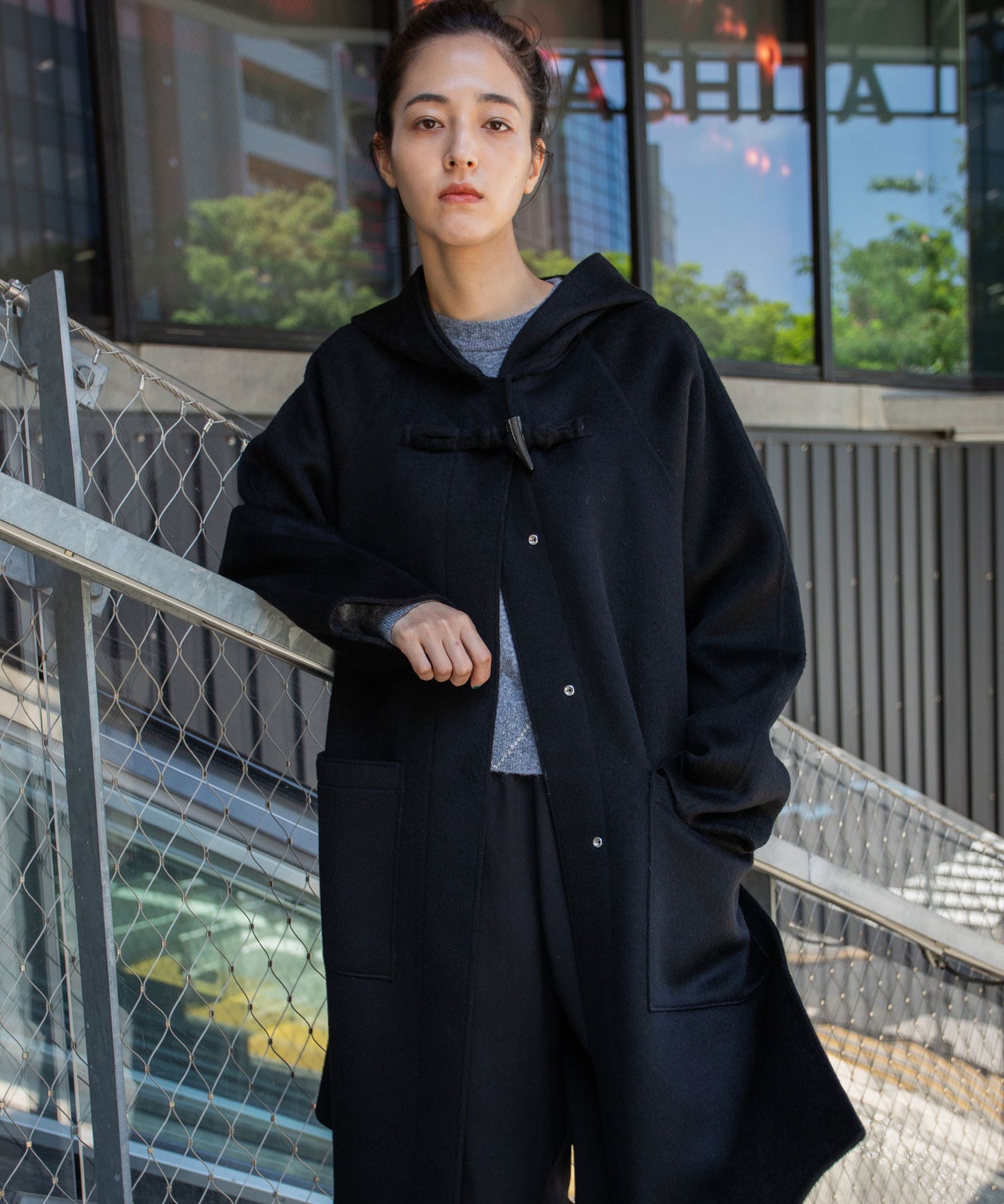 ウールダブルビーバーダッフルコート