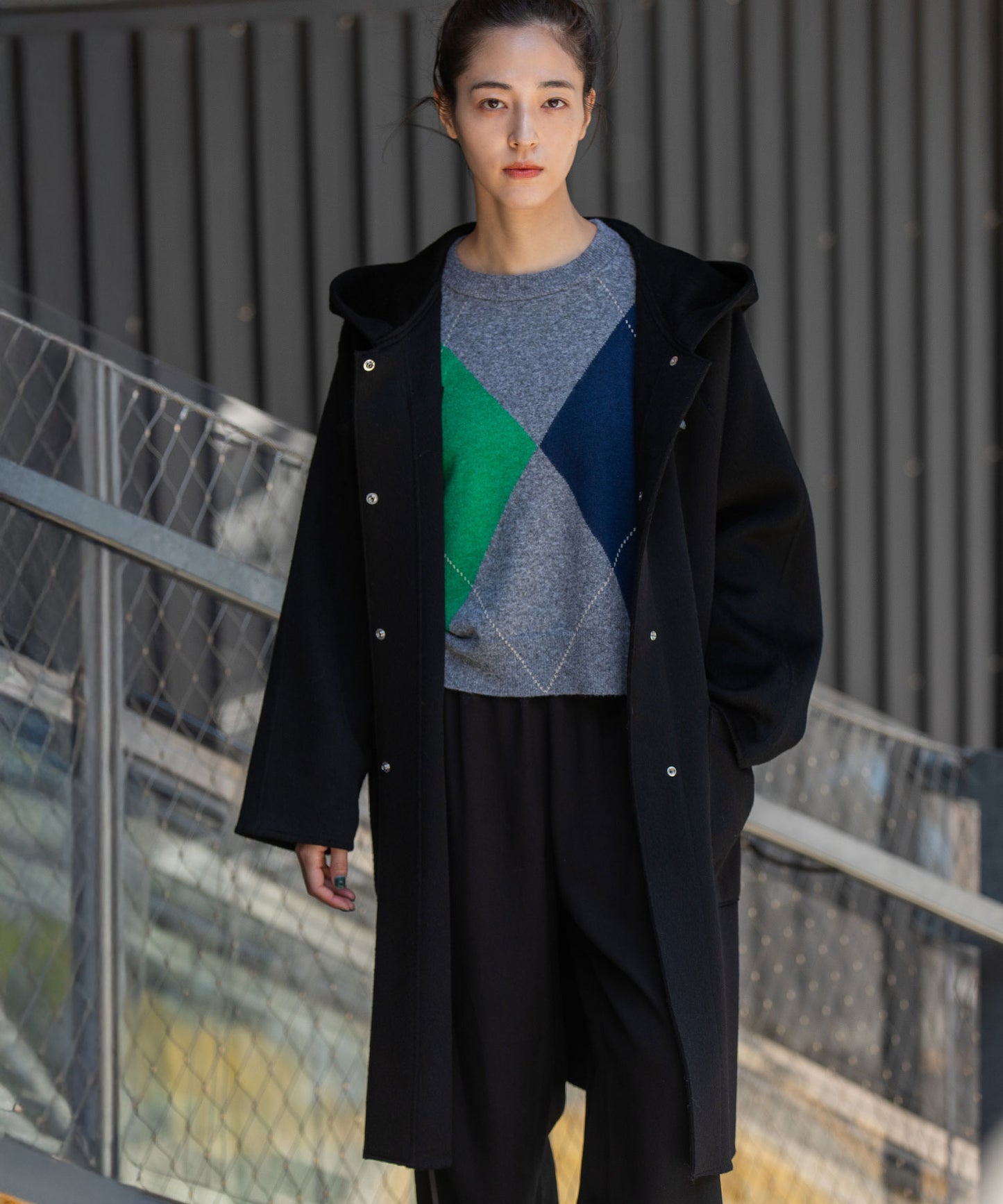 ウールダブルビーバーダッフルコート