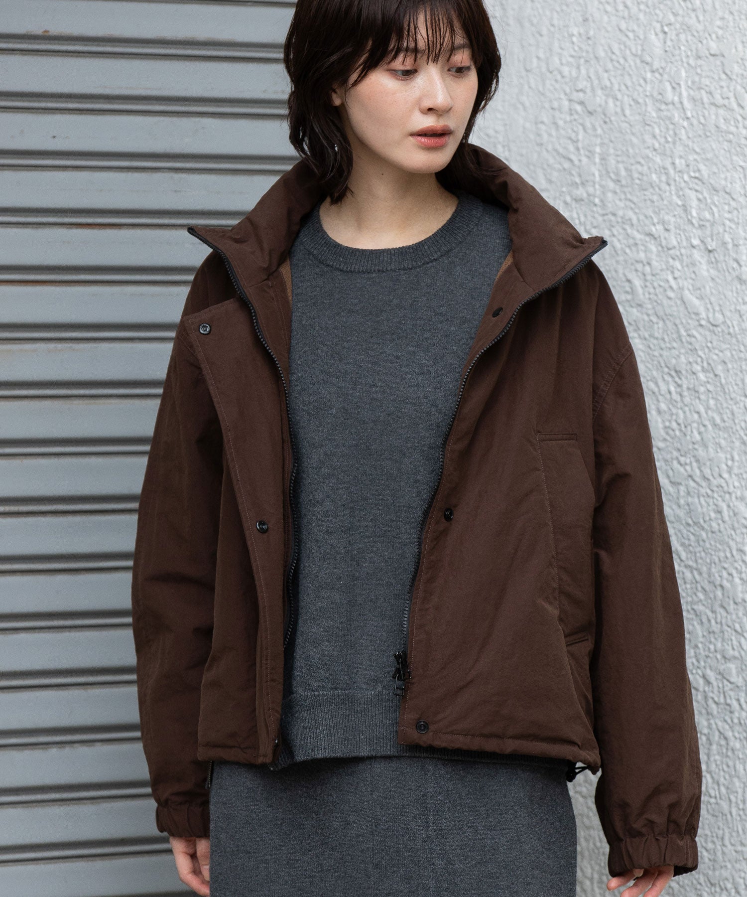 ナイロンコットンタッサー×Octaボンバージャケット – Munich web shop