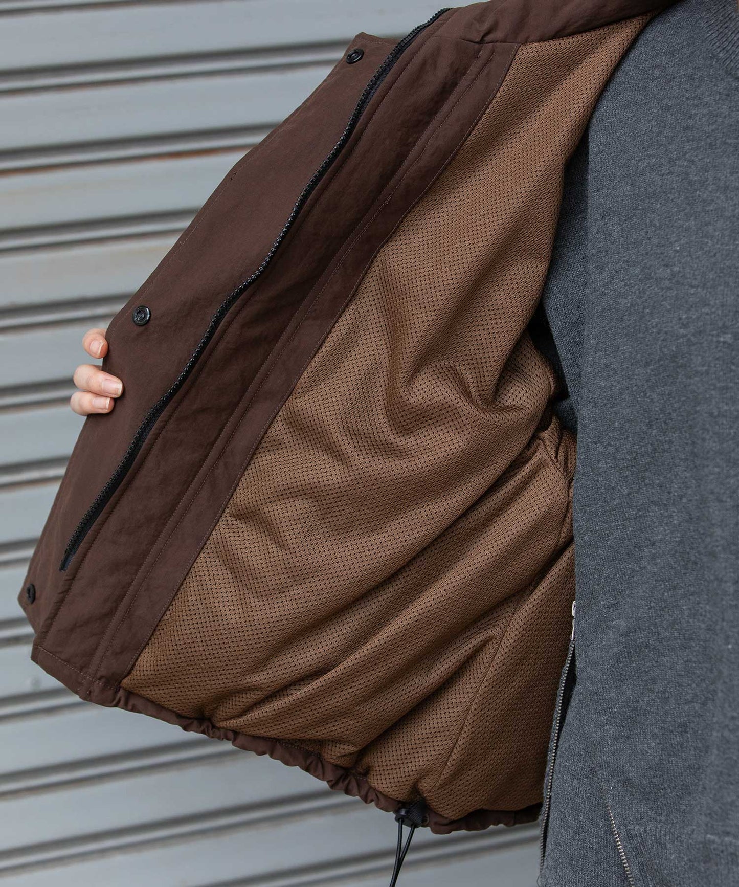 ナイロンコットンタッサー×Octaボンバージャケット