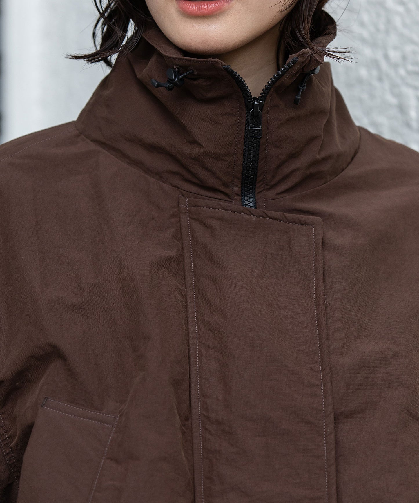 ナイロンコットンタッサー×Octaボンバージャケット