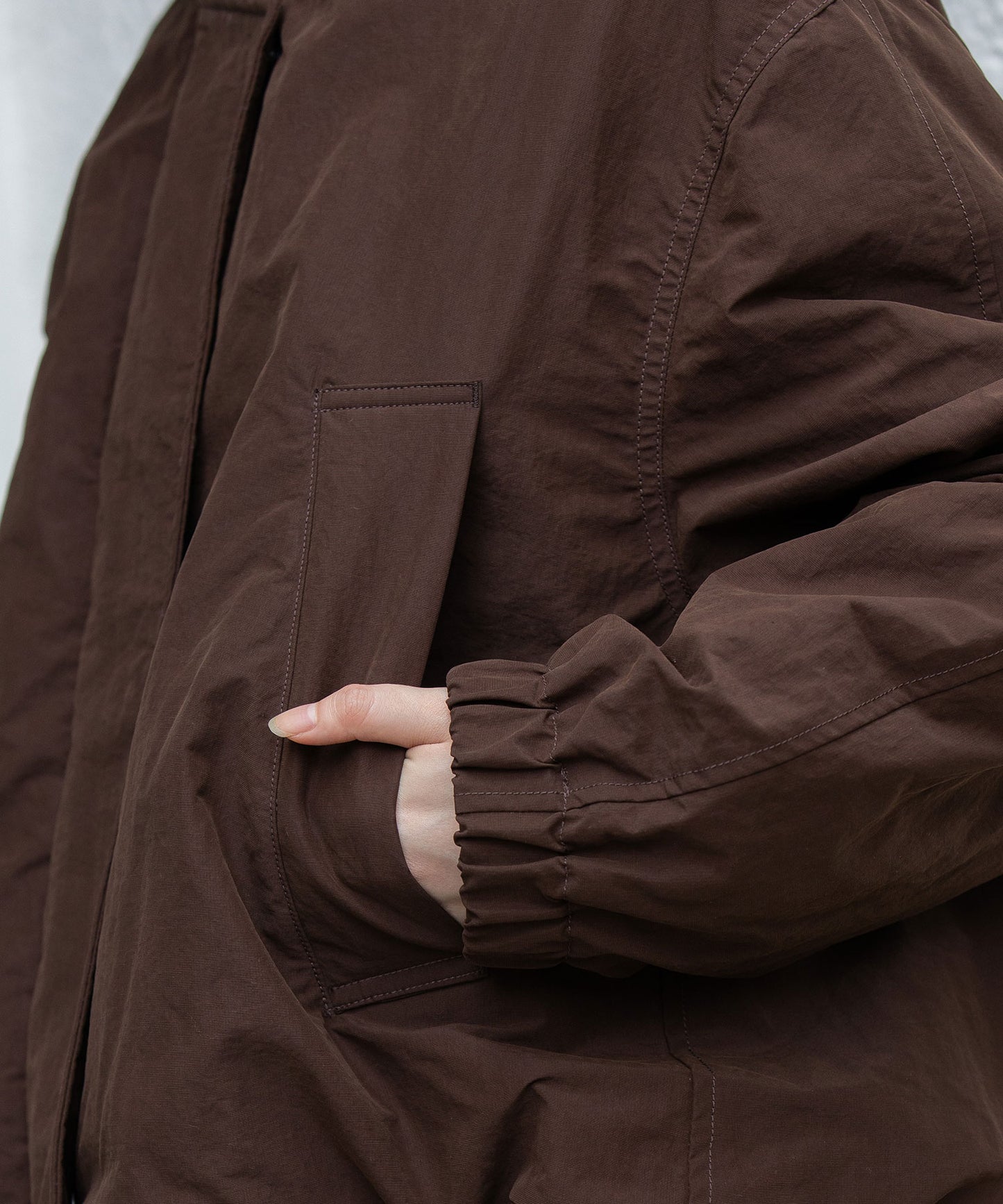 ナイロンコットンタッサー×Octaボンバージャケット