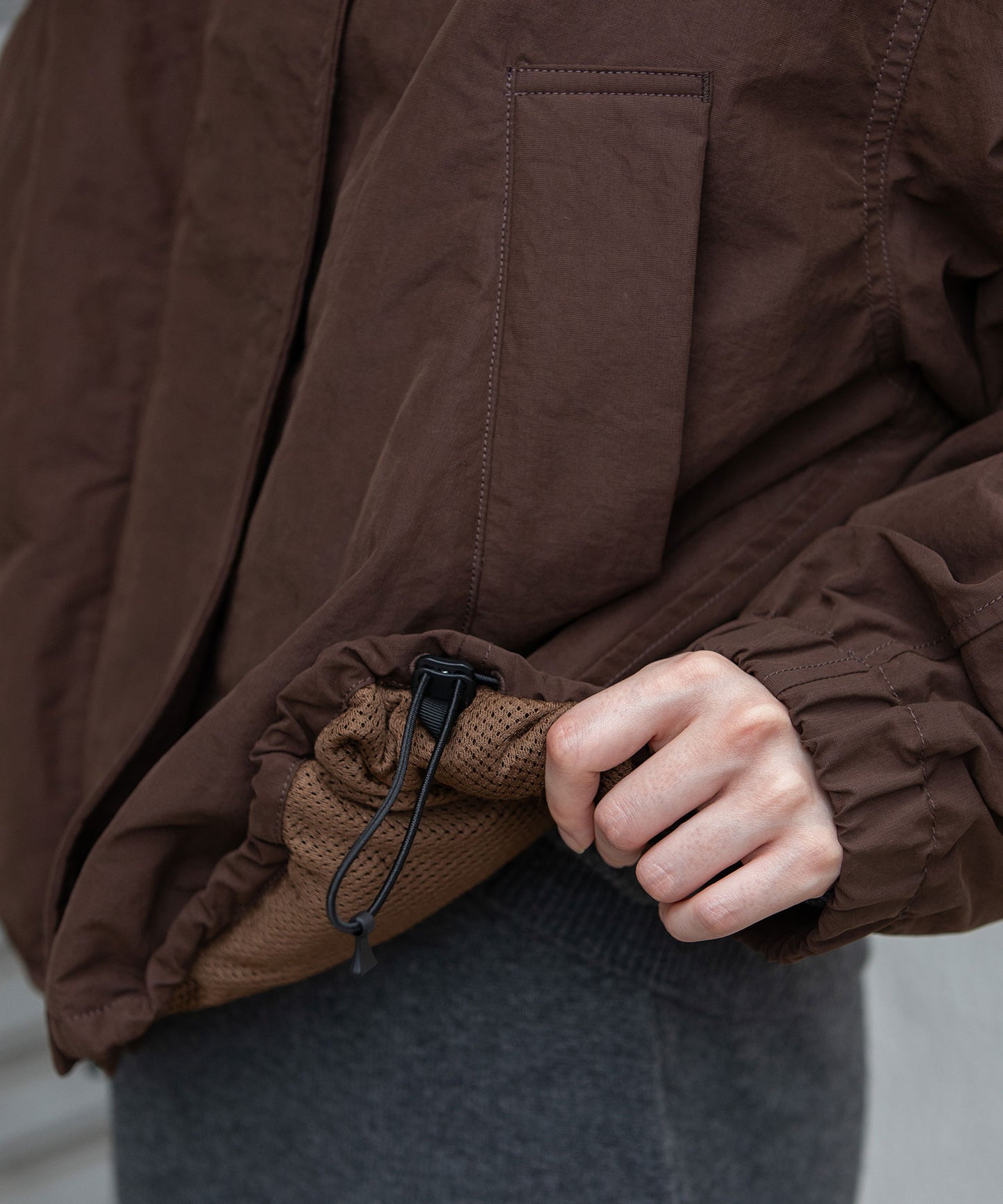 ナイロンコットンタッサー×Octaボンバージャケット