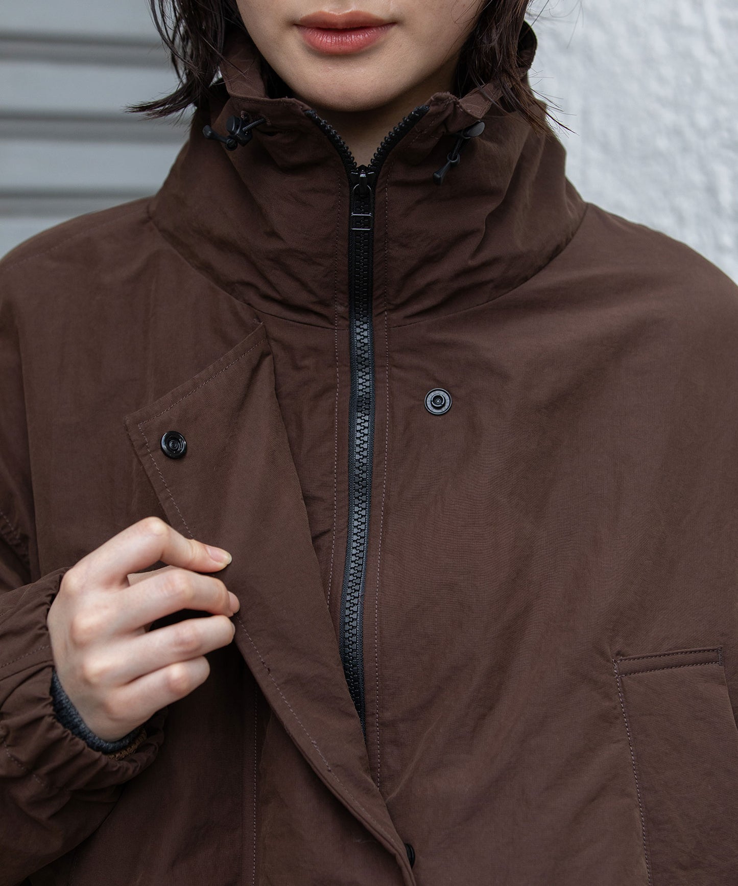 ナイロンコットンタッサー×Octaボンバージャケット