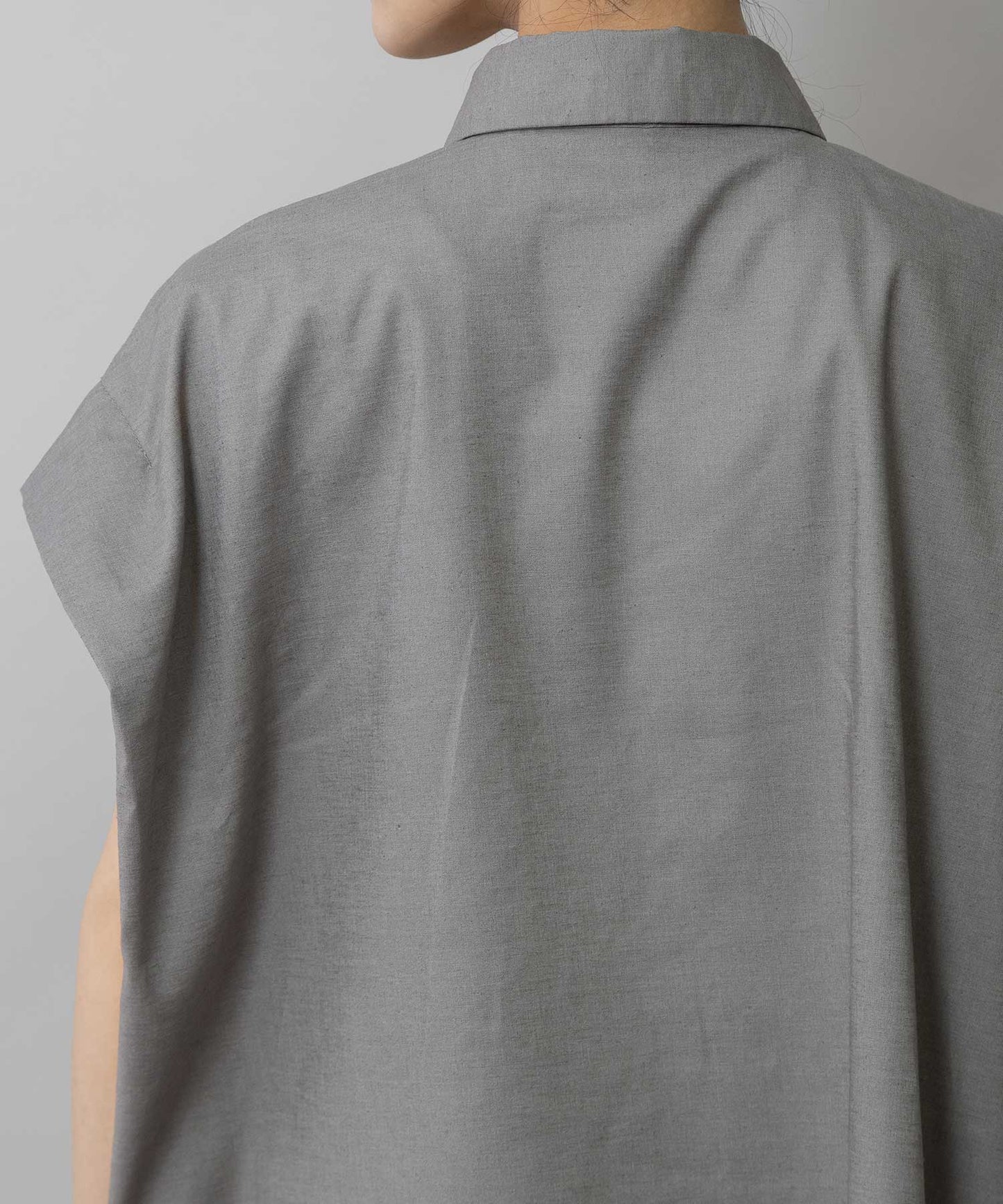 【速乾性】【通気性】2.25ozシアーデニムバックシャーリングカラーシャツ