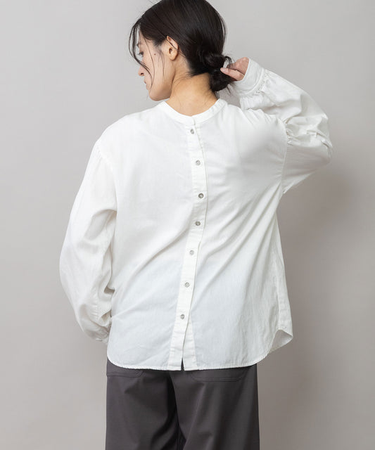 5.5ozデニム 2wayブラウス