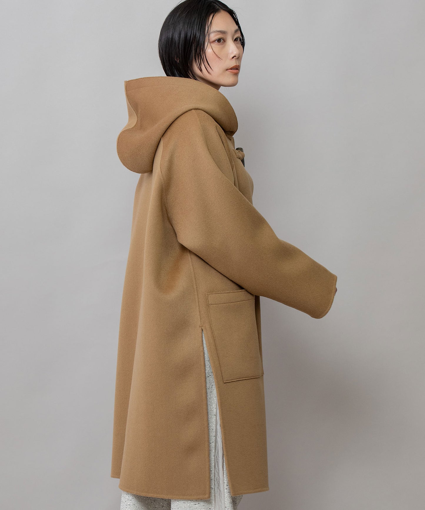 ウールダブルビーバーダッフルコート