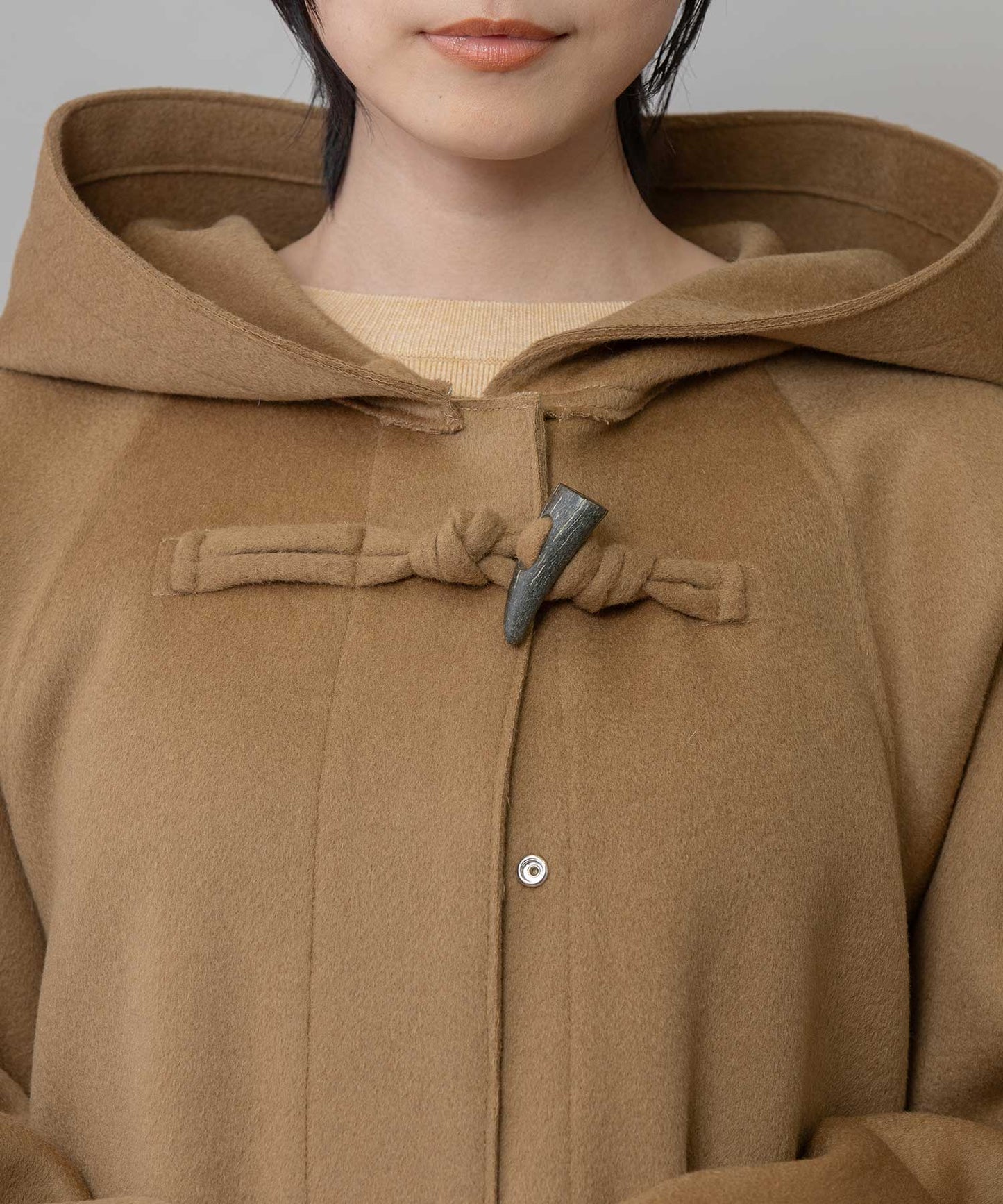 ウールダブルビーバーダッフルコート