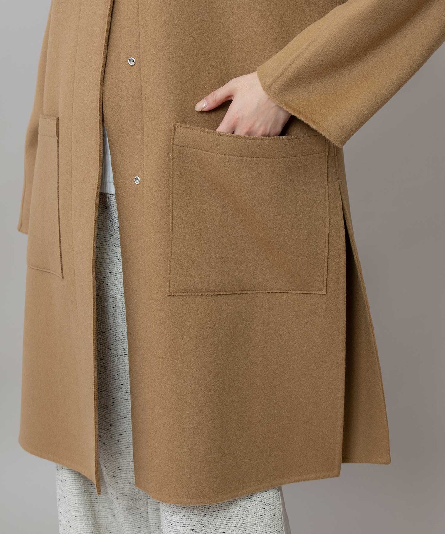 ウールダブルビーバーダッフルコート