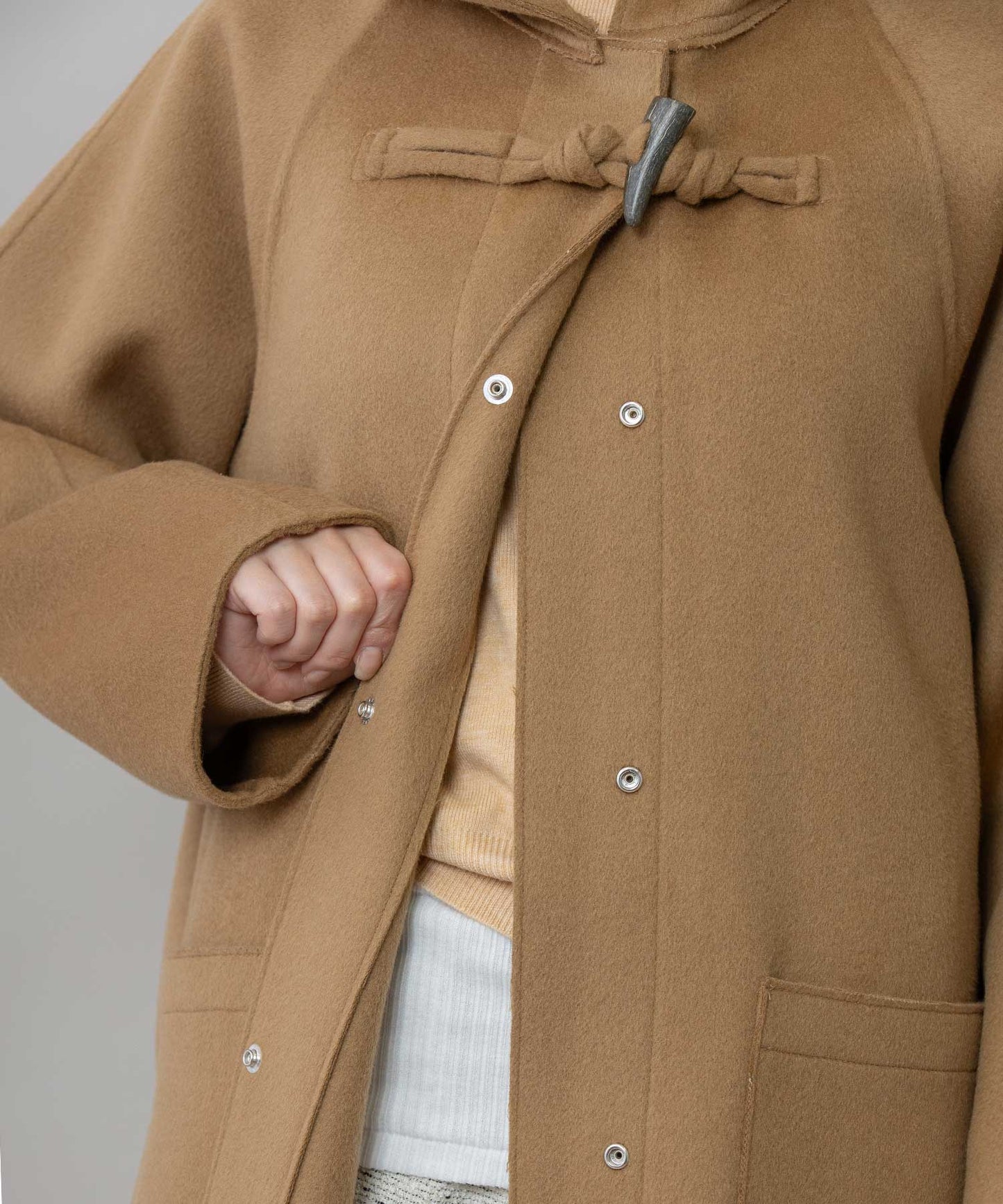 ウールダブルビーバーダッフルコート