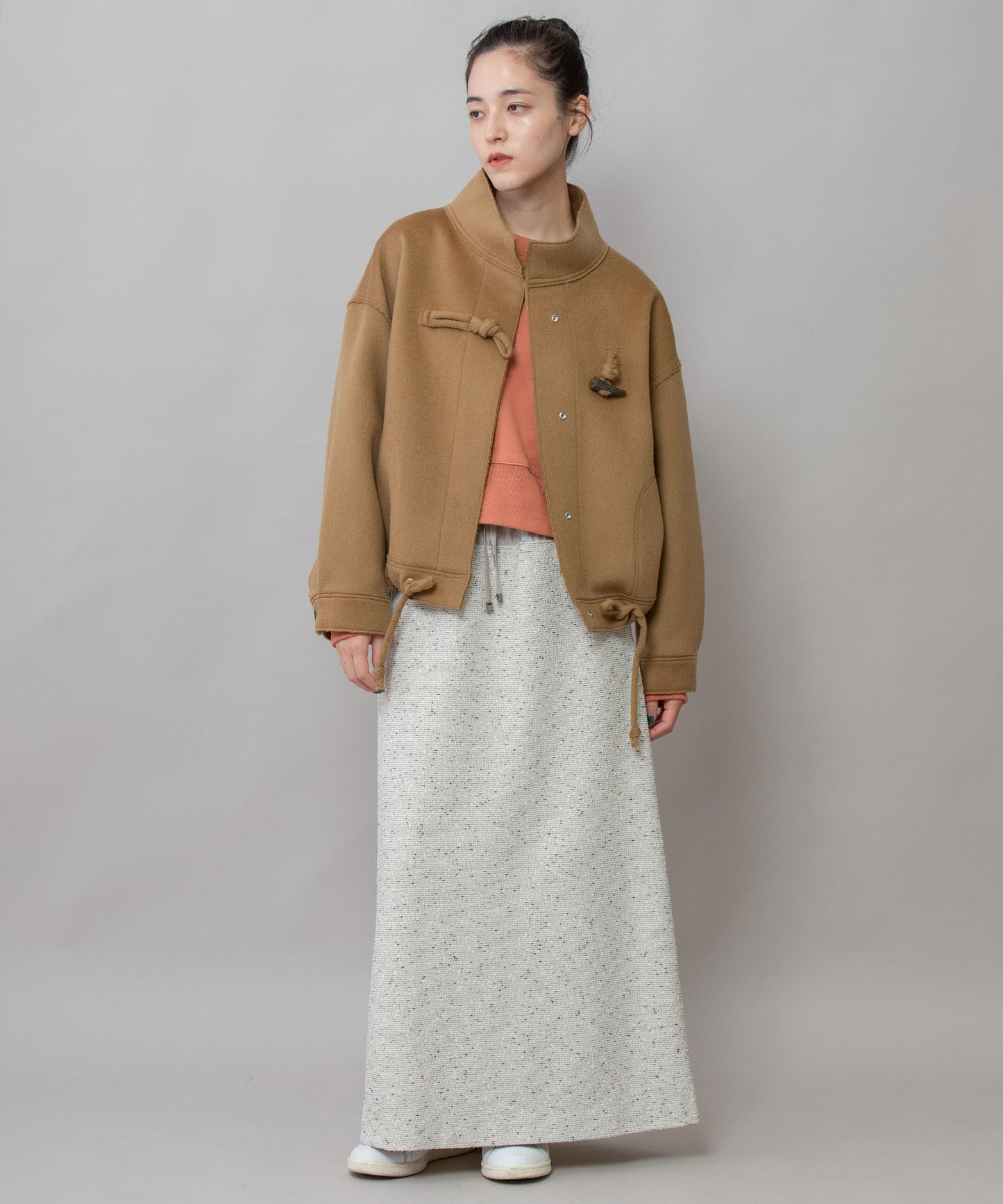 ウールダブルビーバーダッフルジャケット