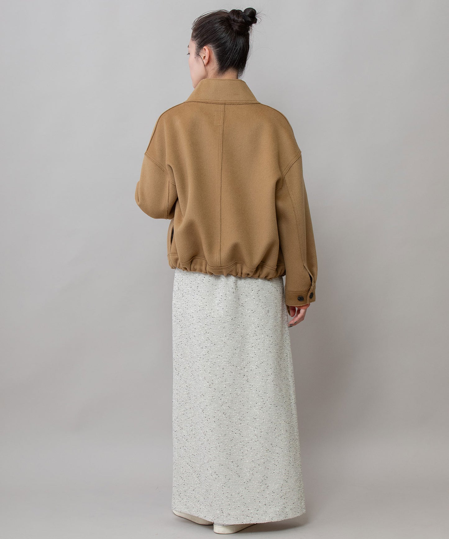 ウールダブルビーバーダッフルジャケット