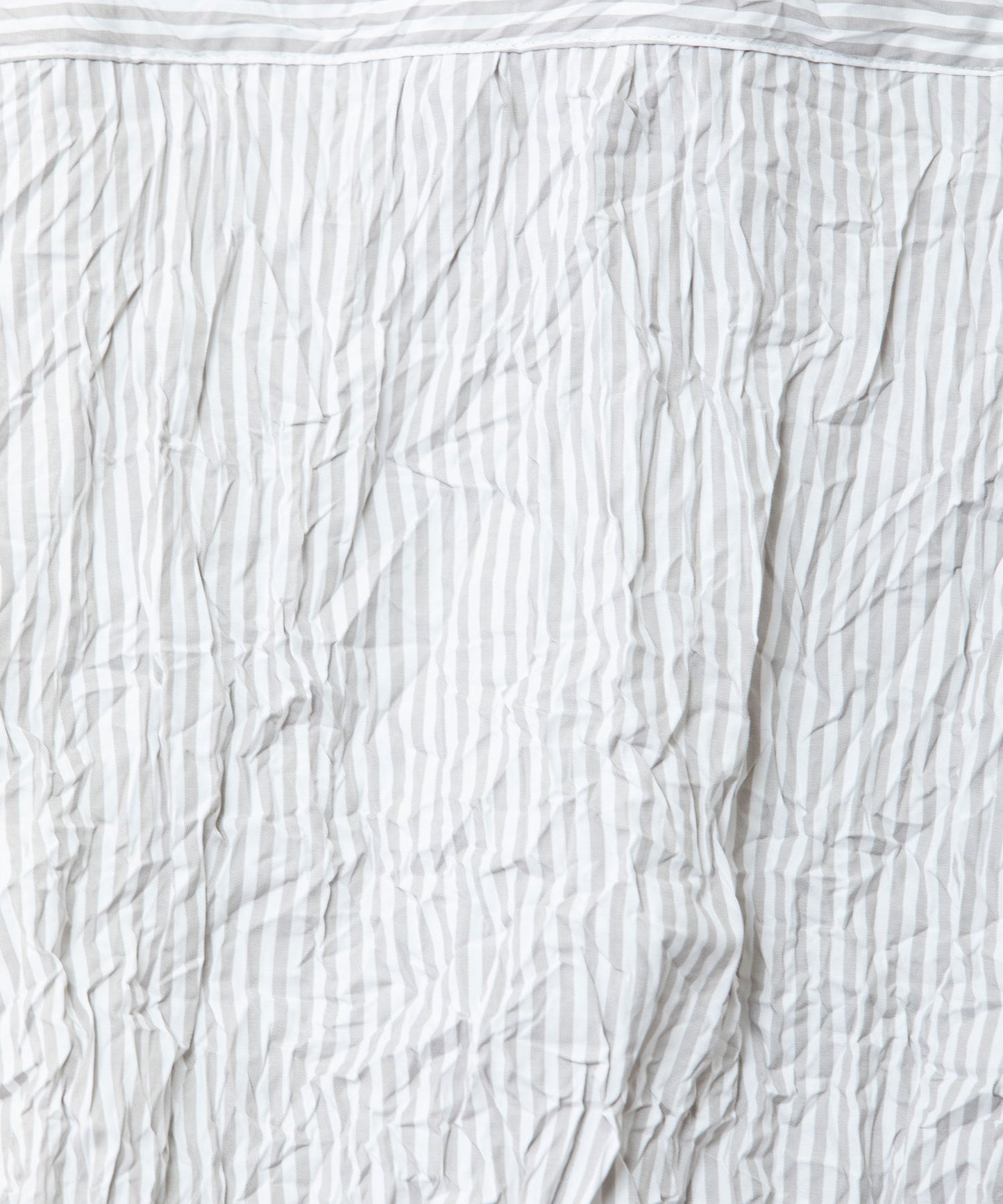 ワッシャーブロード&ストライプバルーンシャツ