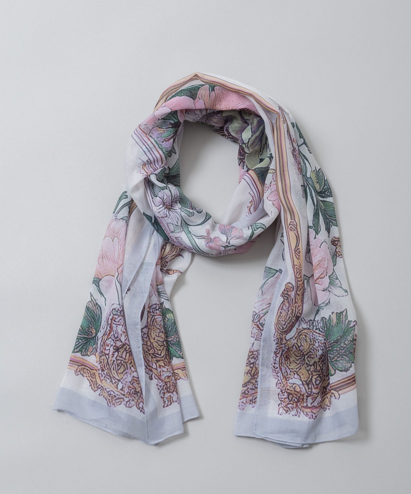 フラワープリントストール