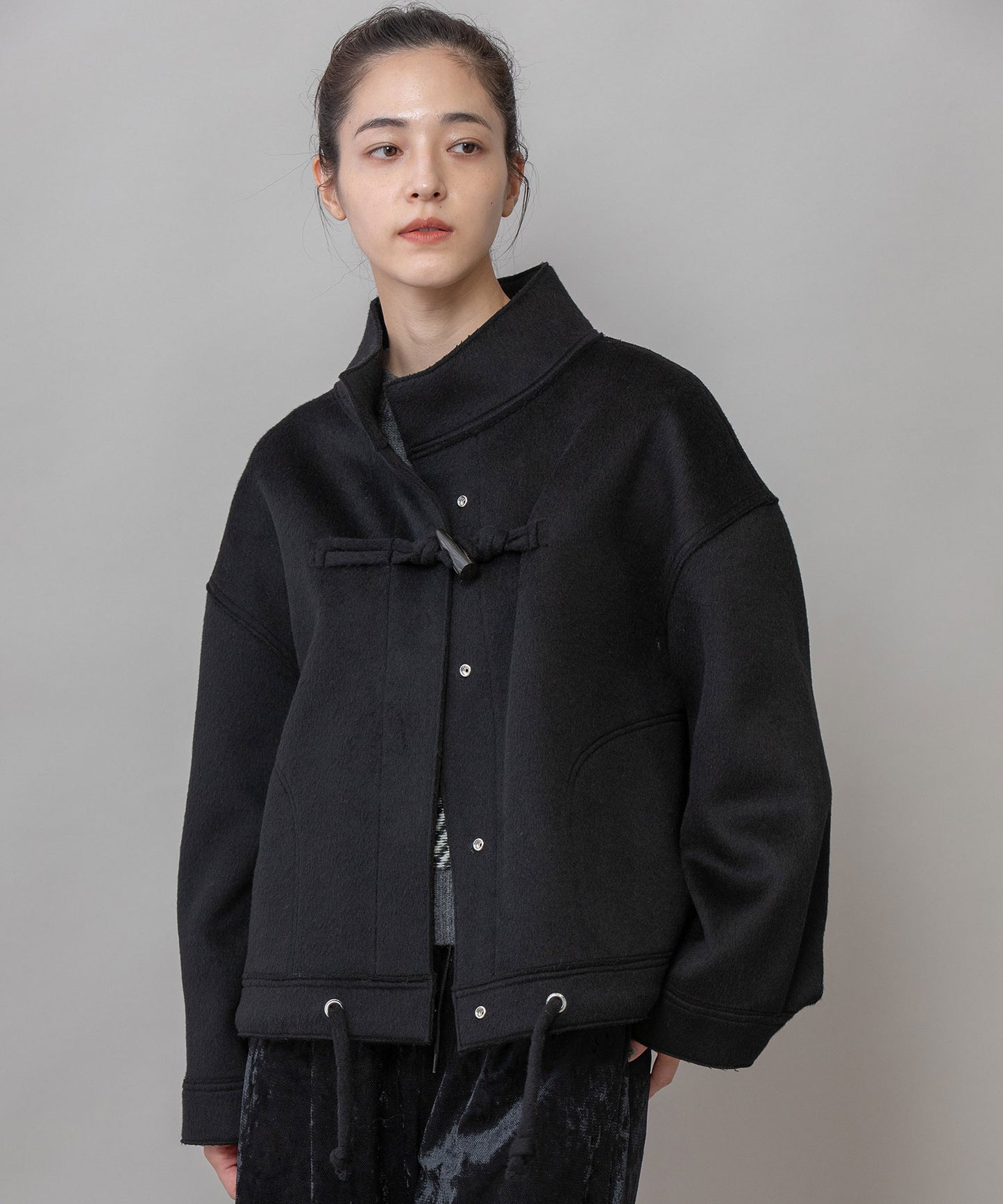 ウールダブルビーバーダッフルジャケット