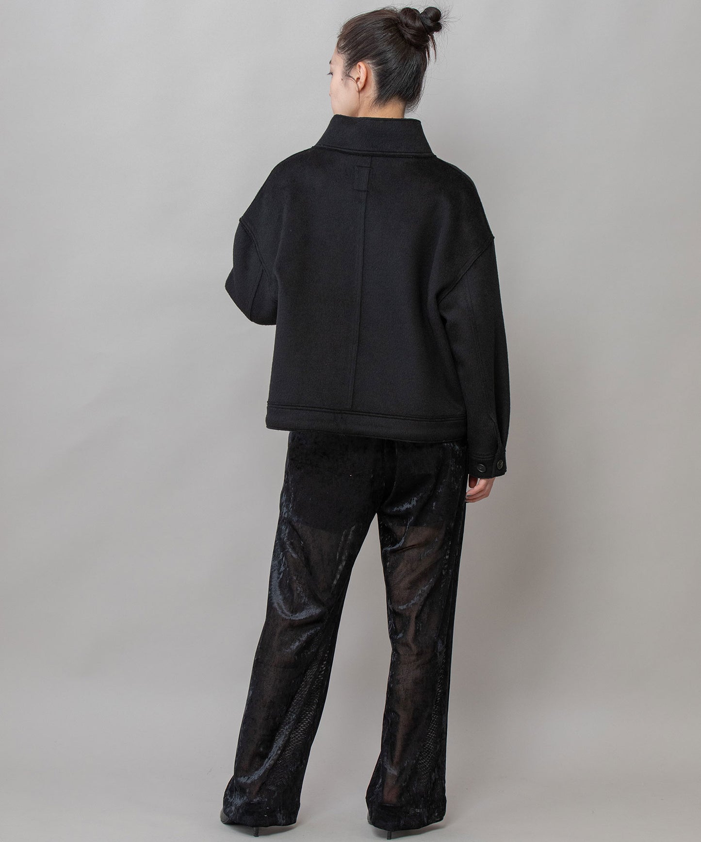 ウールダブルビーバーダッフルジャケット