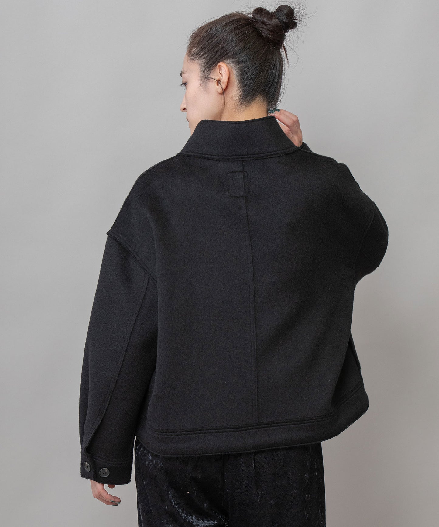 ウールダブルビーバーダッフルジャケット