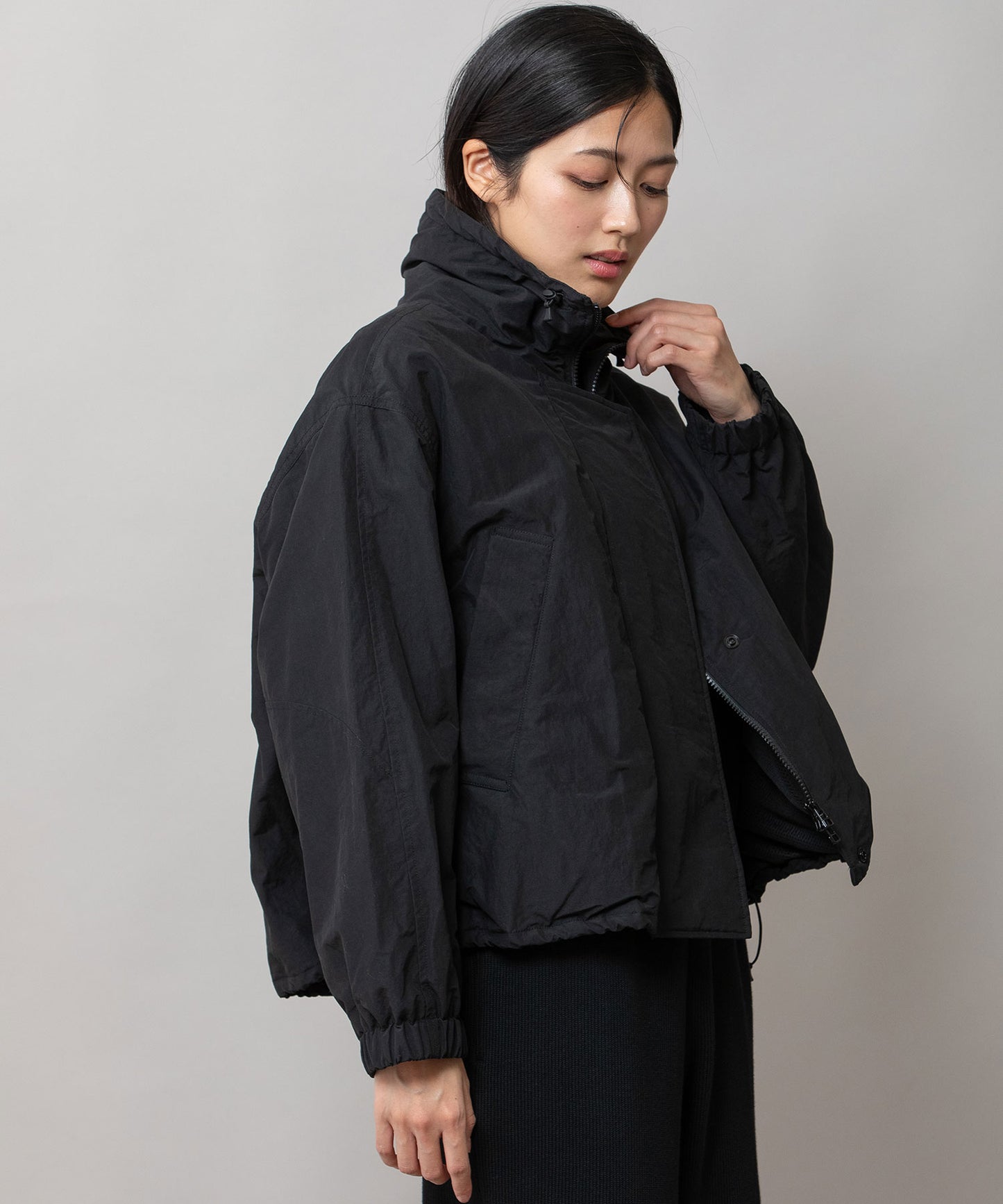 ナイロンコットンタッサー×Octaボンバージャケット