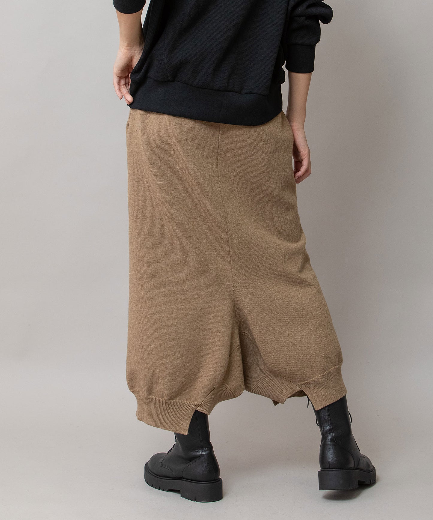 7GG天竺編みニットルーズパンツ