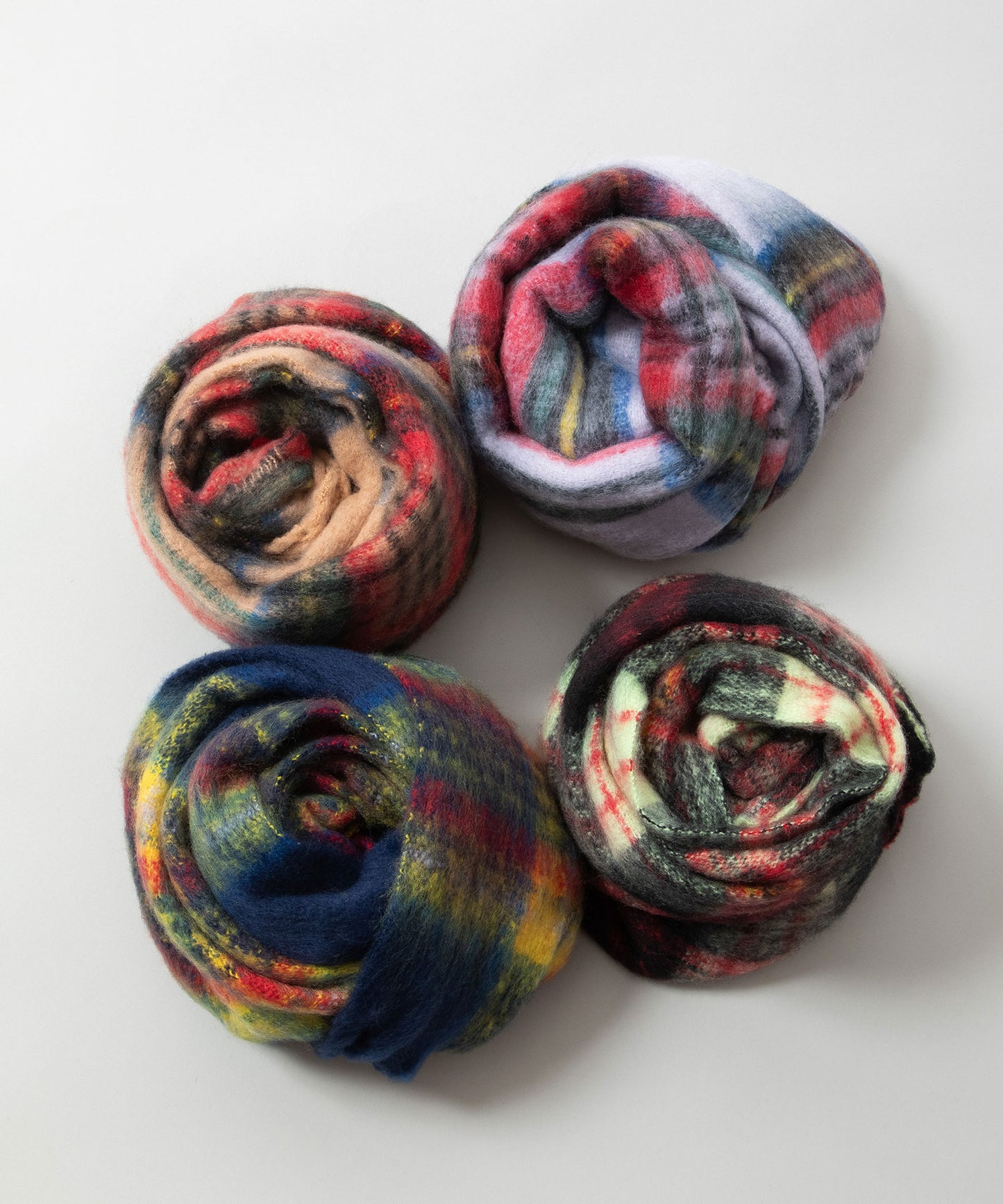 タータンチェックストール