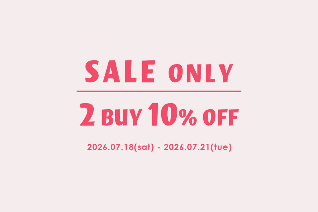 SALE アイテム 2BUY 10％OFF