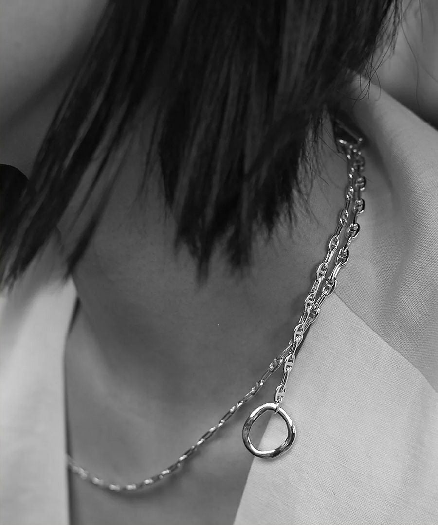 デザインチェーンネックレス