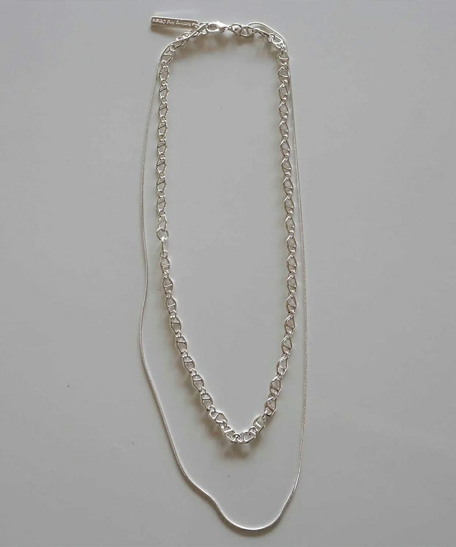 ダブルチェーンネックレス