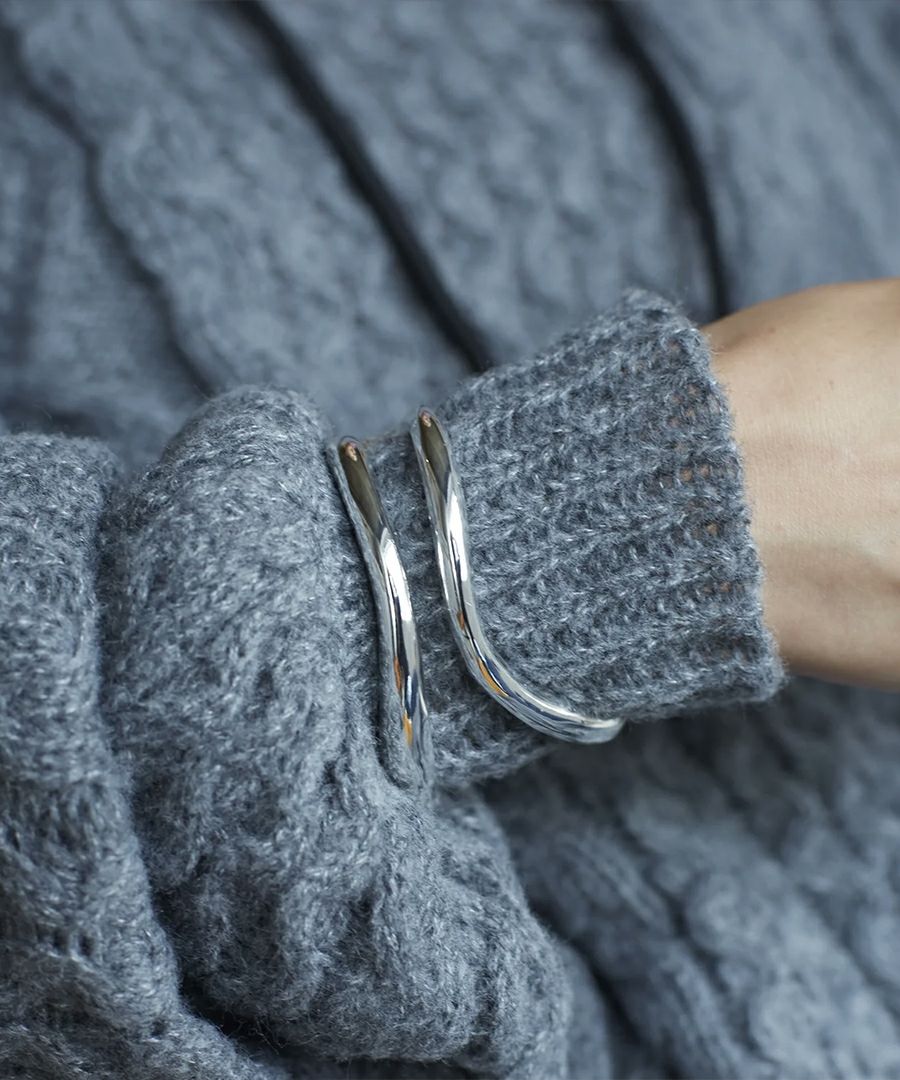 ダブルラインバングル