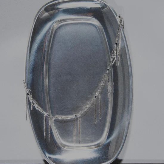 リボンリンクネックレス