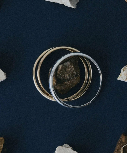 マルチファセテッドバングルセット