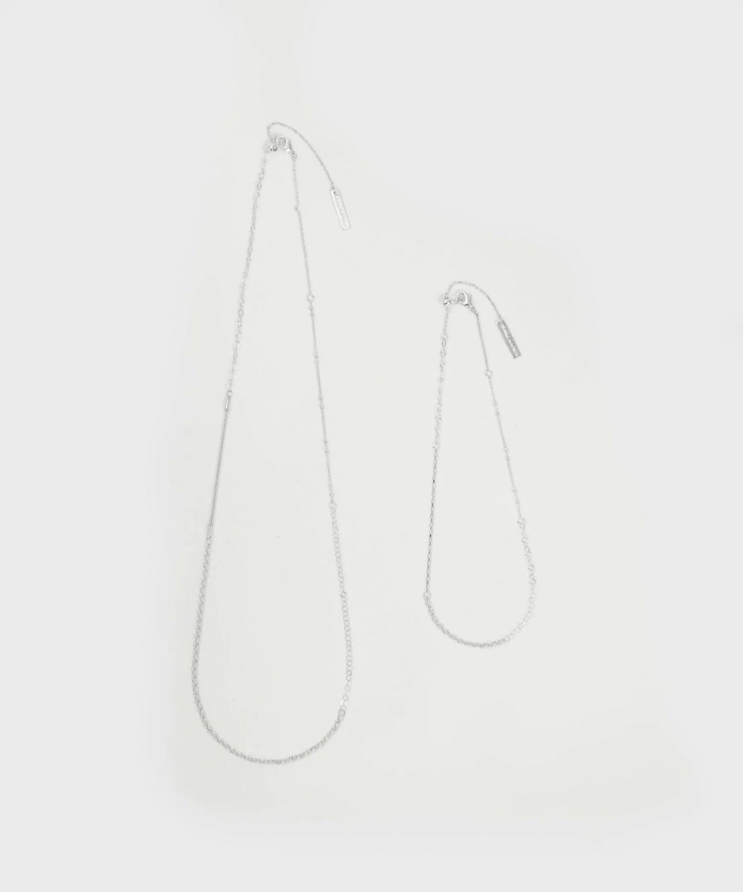 エクスプレッシブチェーンネックレスセット