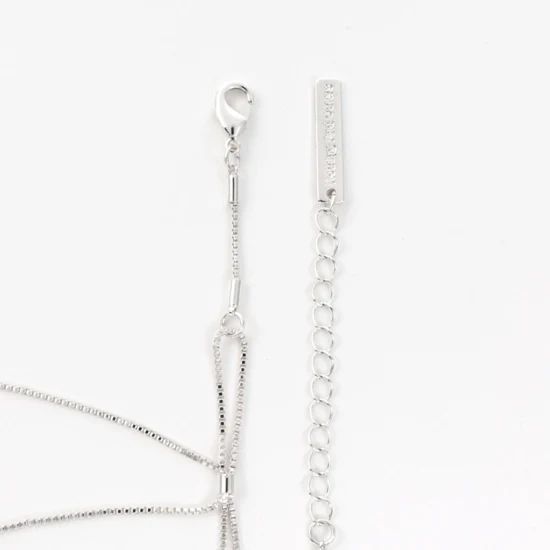 リボンリンクネックレス