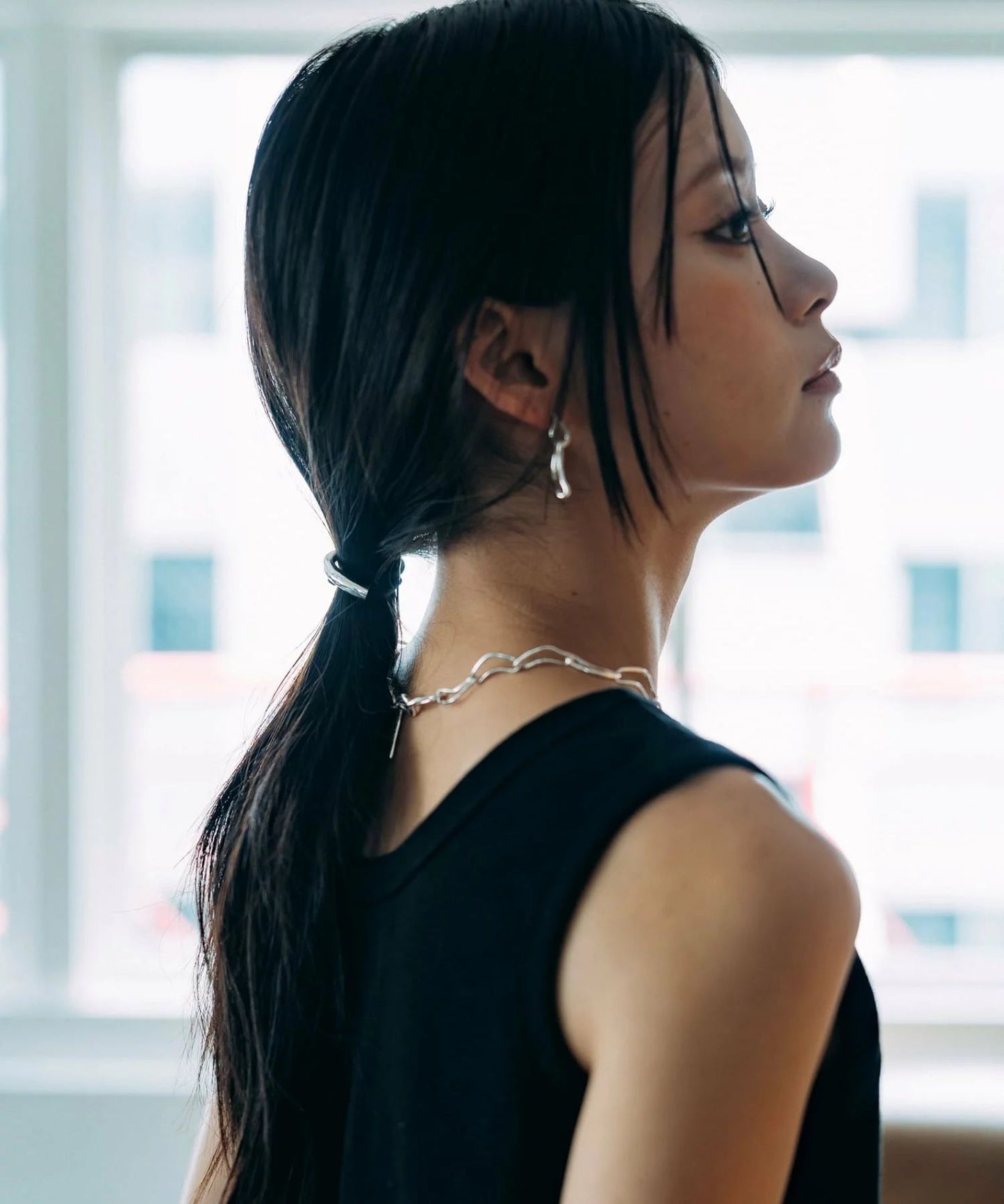 バナナモチーフピアス