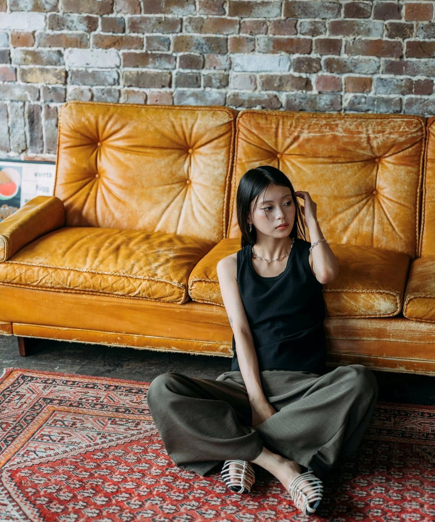 バナナモチーフピアス