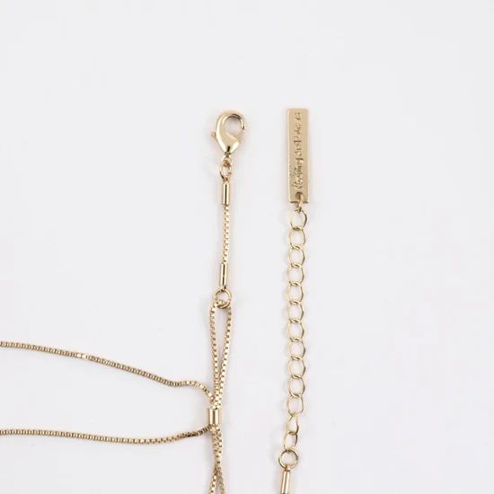 リボンリンクネックレス