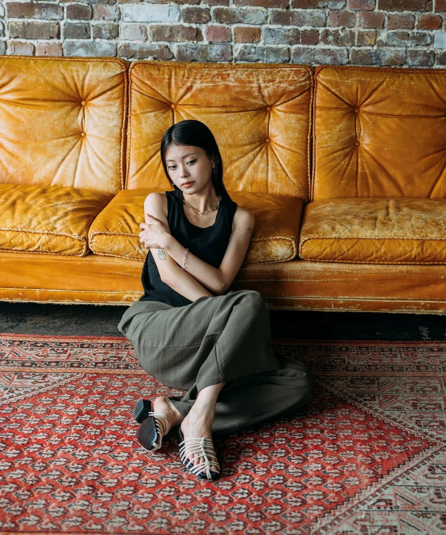 バナナモチーフピアス