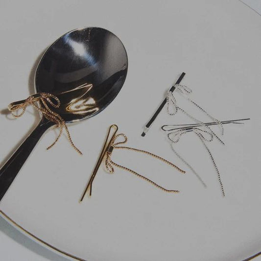 リボンリンクヘアピンセット