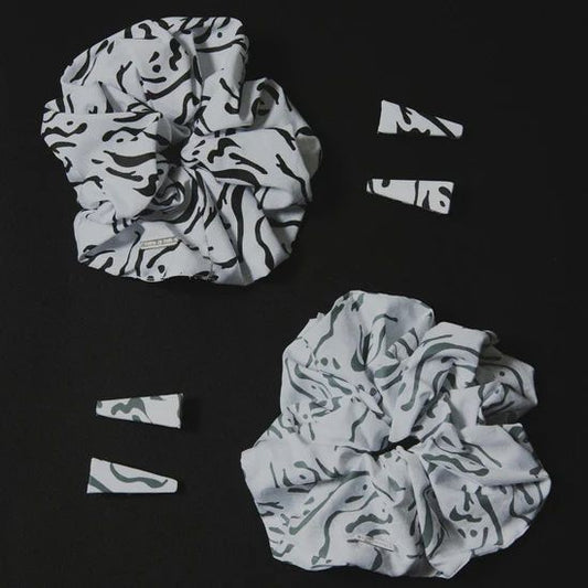 シーグラスシュシュ＆ヘアピンセット