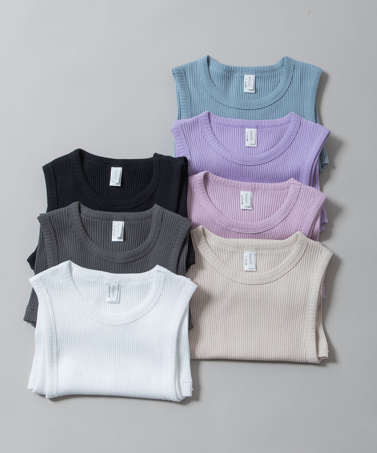 定番】コットンリブノースリーブプルオーバー – Munich web shop