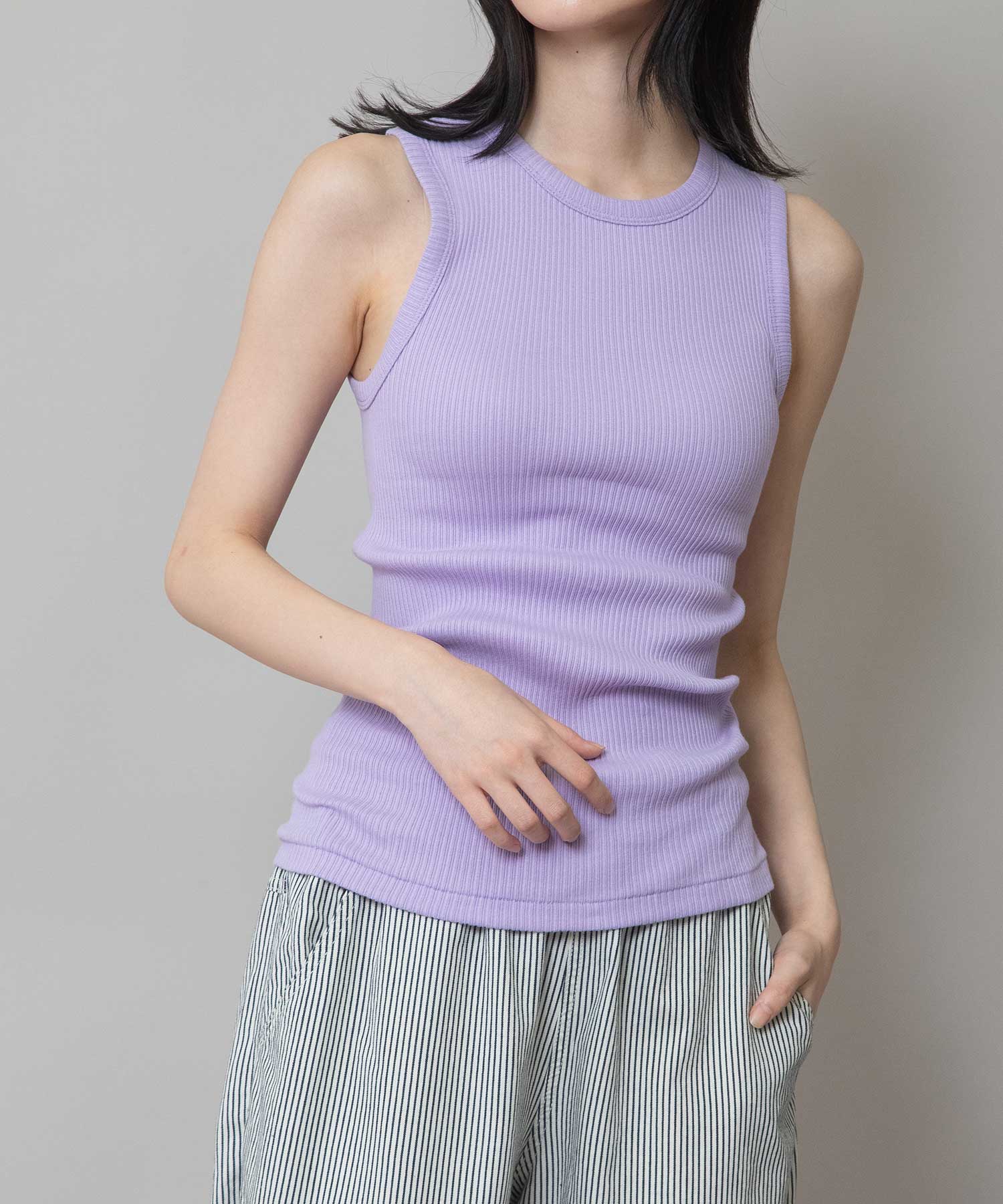定番】コットンリブノースリーブプルオーバー – Munich web shop