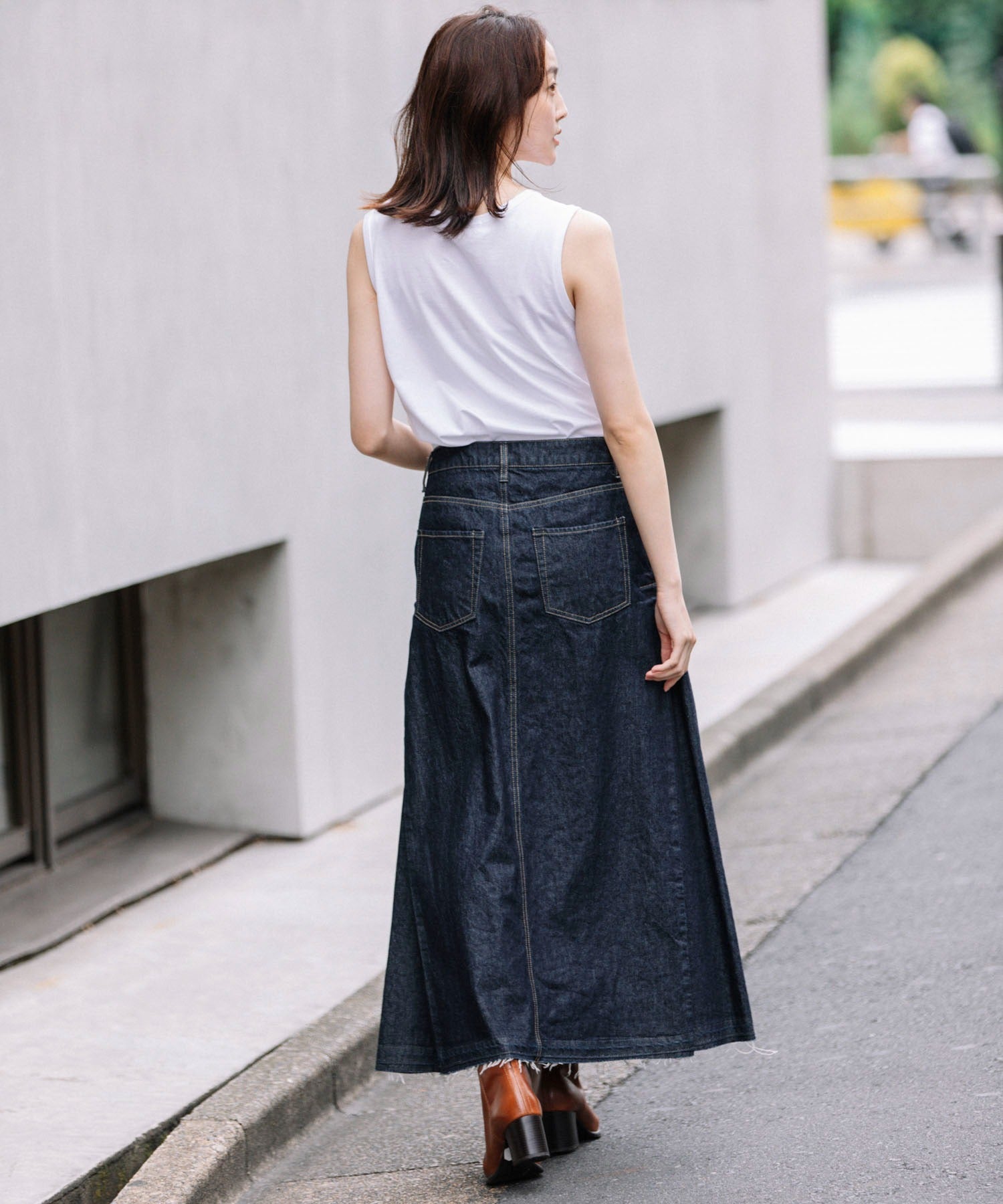 定番】12ozデニムマキシスカート – Munich web shop