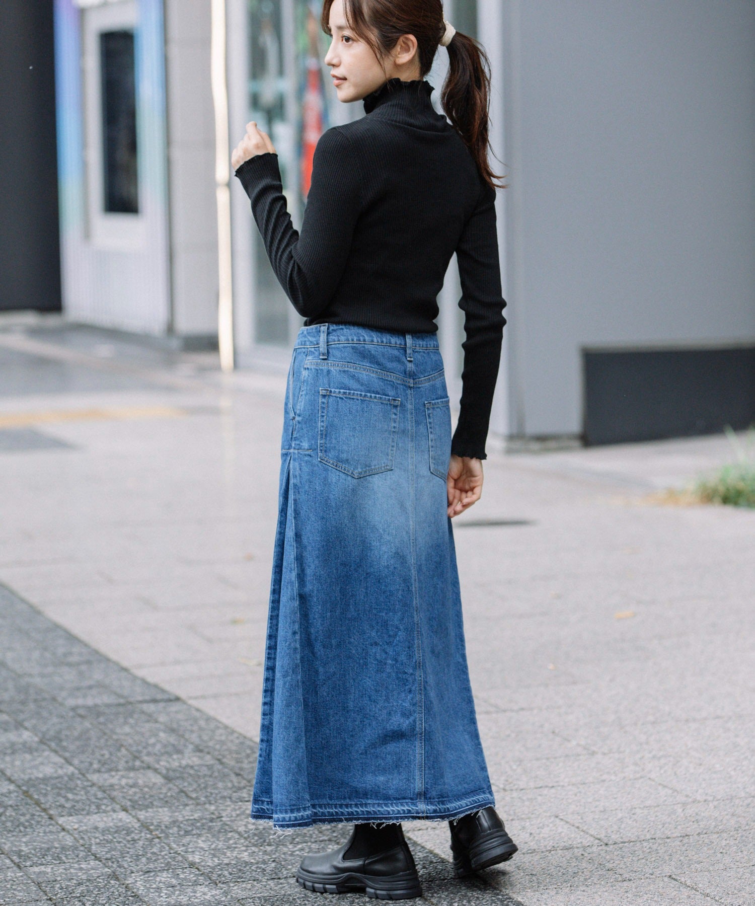 【未使用品】MOTHER/マザー/サークルマキシデニムスカート/size25/黒 2026年最新】Yahoo!オークション -マザー デニム スカート