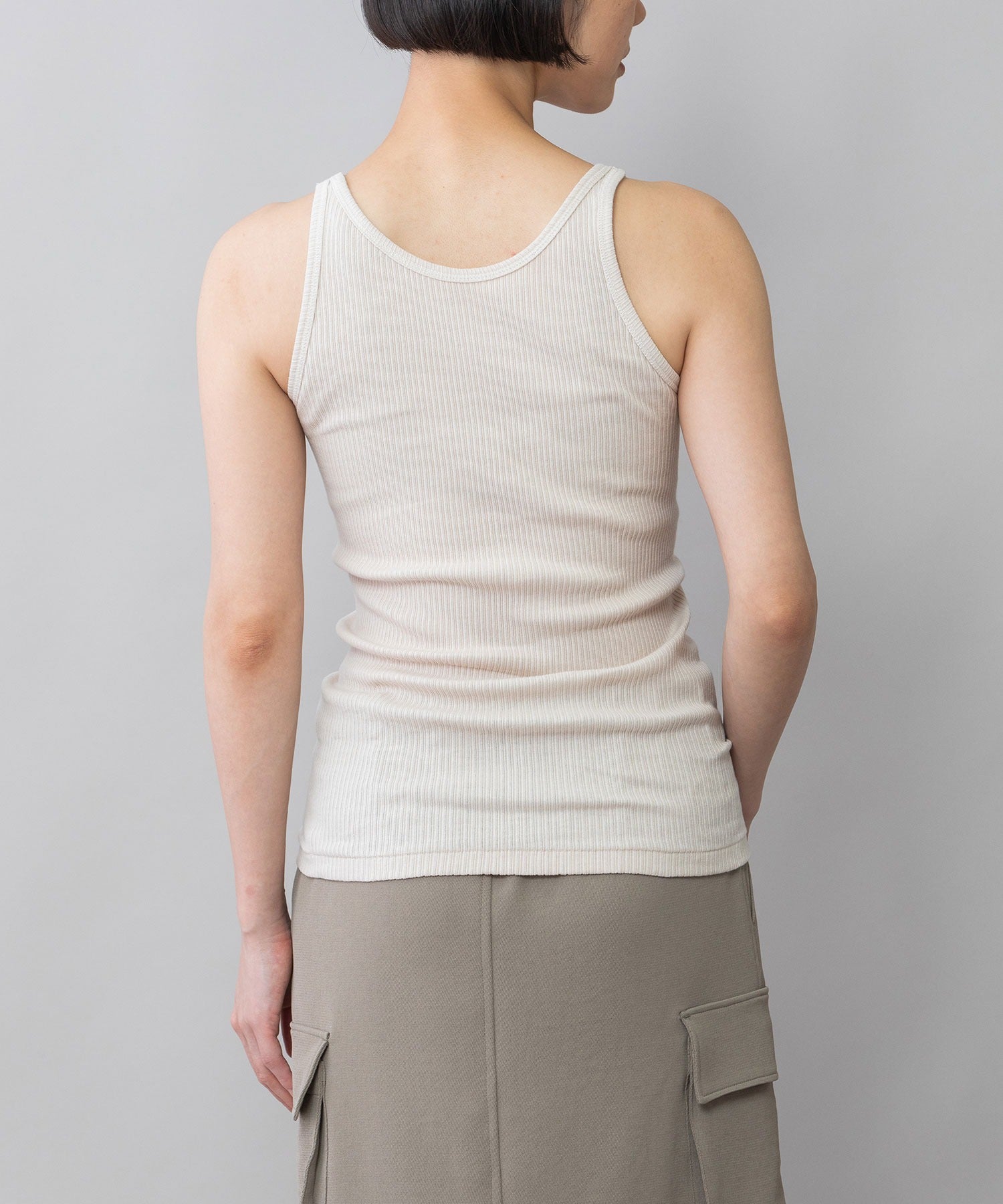 定番】コットンリブ2WAYタンクトップ – Munich web shop