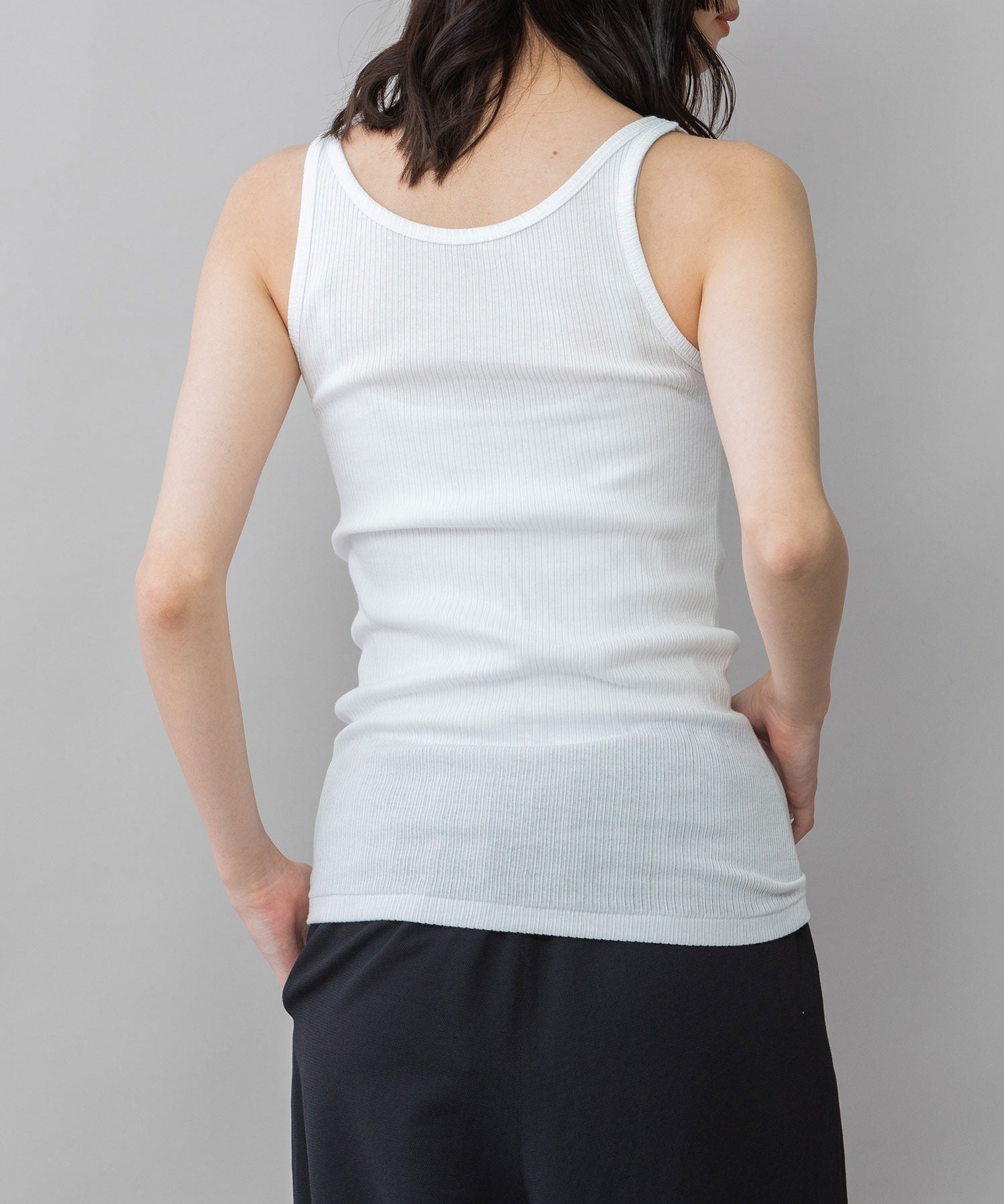 定番】コットンリブ2WAYタンクトップ – Munich web shop